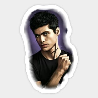 Shadowhunters - Alec Lightwood - recoloring Sticker